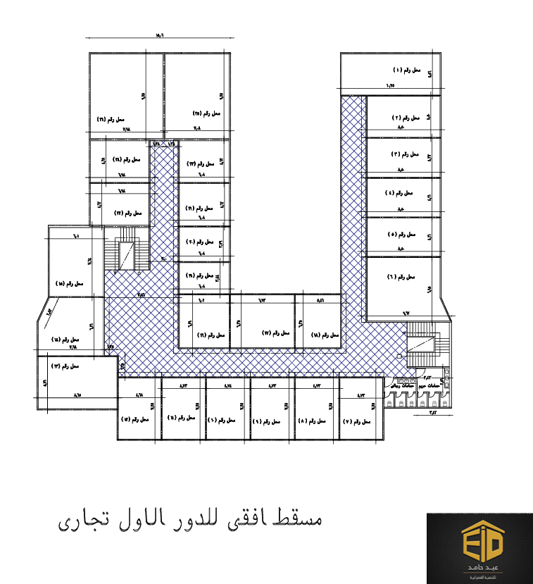 لوحة وحدات الدور الأول في علي بابا مول
