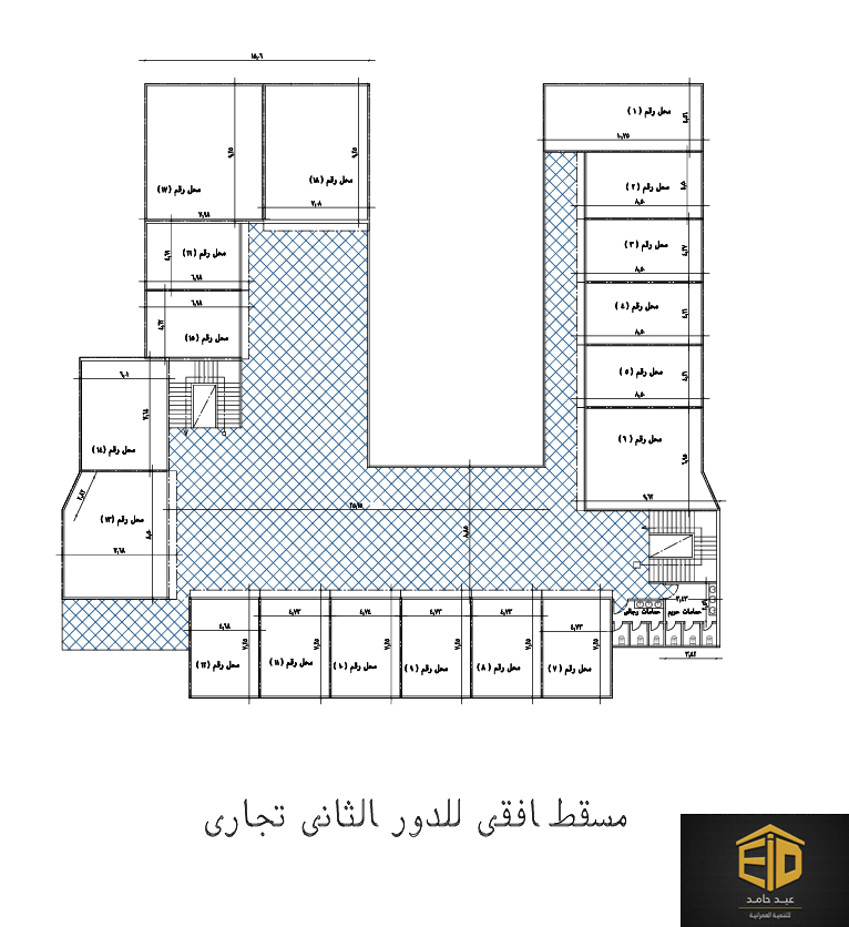 لوحة وحدات الدور الثاني في علي بابا مول